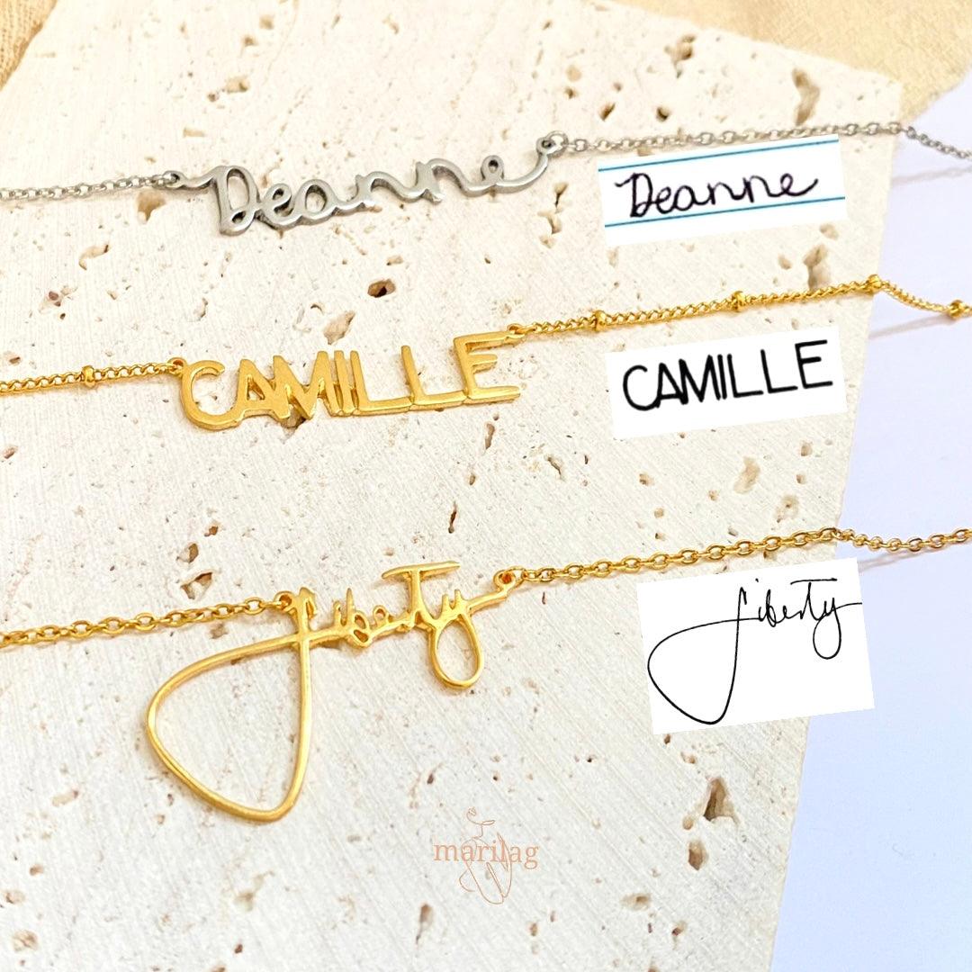 Handwriting Name Bracelet / Anklet